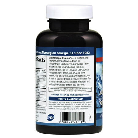 Carlson - Elite Omega-3 Gems - 90 Softgels