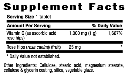 Country Life - VITAMIN C 1000 RH,TR 250 - 250 Tablet