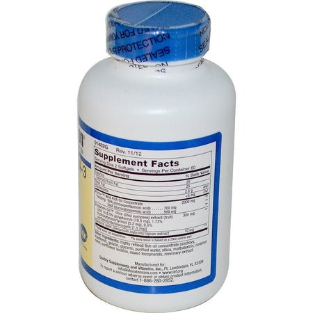 Life Extension - Super Omega-3, EPA/DHA with Sesame Lignans & Olive Fruit Extract, 120 Softgels