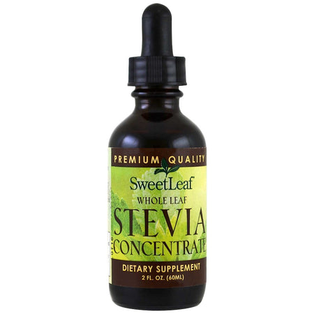 Wisdom Natural Sweetleaf - Whole Leaf Stevia Concentrate, 2 fl oz (60 ml)