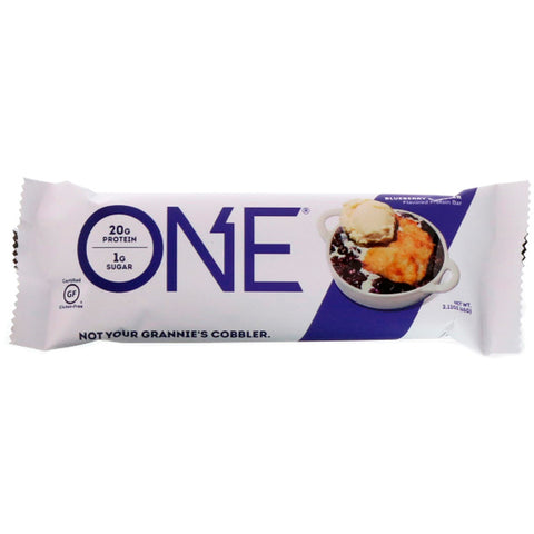 One Brands, One Bar, Blueberry Cobbler, 12 Bars, 2.12 oz (60 g) Each