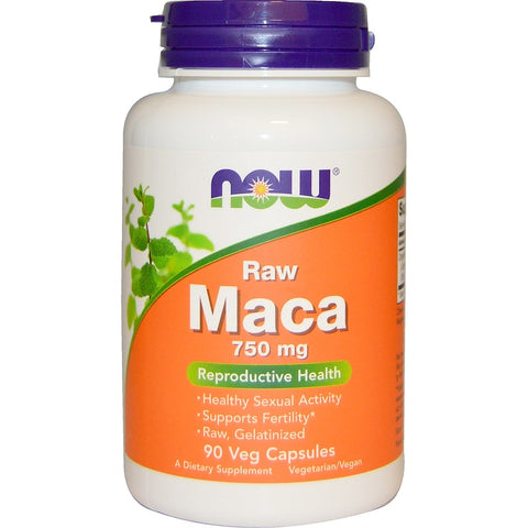 Now Foods - MACA 750 MG (6:1 CONC) -  90 Veg Capsules