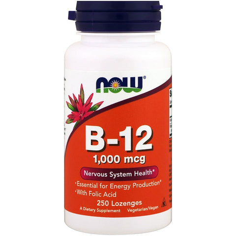 Now Foods - B-12, 1,000 mcg, 100 Lozenges