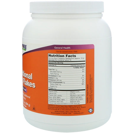 Now Foods - Nutritional Yeast Flakes, 10 oz (284 g)