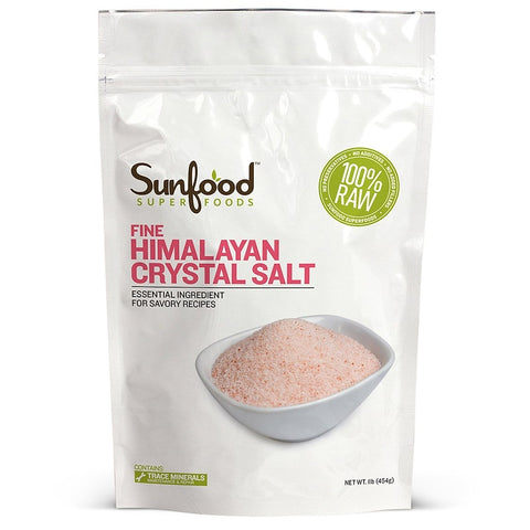 Sunfood - Salt, Himalayan Pink, Fine - 1lb