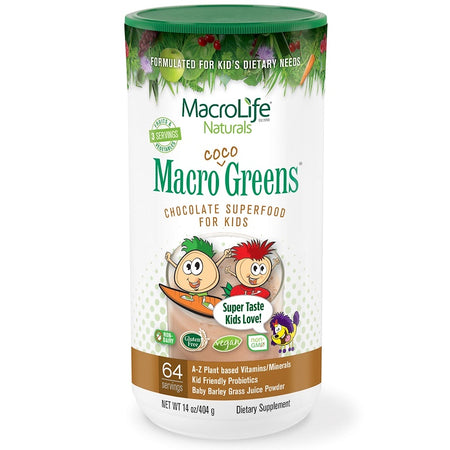 Macrolife Naturals - COCO GREENS - 7 Oz/202g