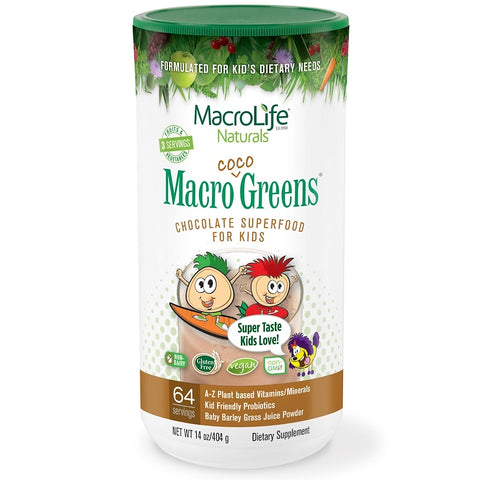 Macrolife Naturals - COCO GREENS - 7 Oz/202g