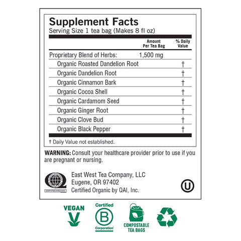 Yogi Tea - Roasted Dandelion Spice Detox, Caffeine Free, 16 Tea Bags, 0.85 oz (24 g)