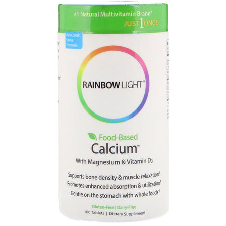 Rainbow Light - Food-Based Calcium™ - 180 Tablets