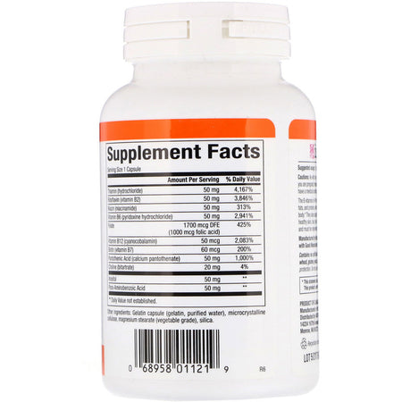 Natural Factors - Hi Potency B Complex, 90 Capsules