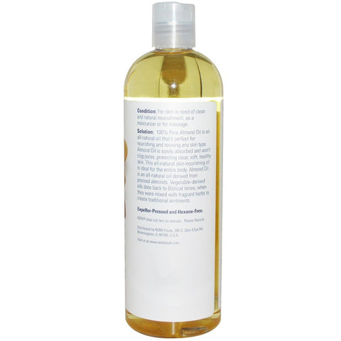 Now Foods - ALMOND OIL  16 OZ