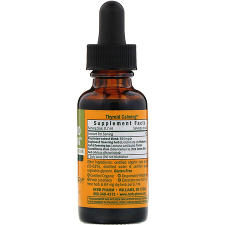 Herb Pharm - Thyroid Calming - 1 Oz