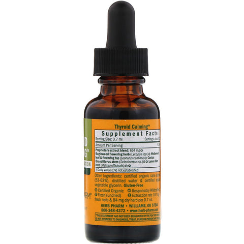 Herb Pharm - Thyroid Calming - 1 Oz