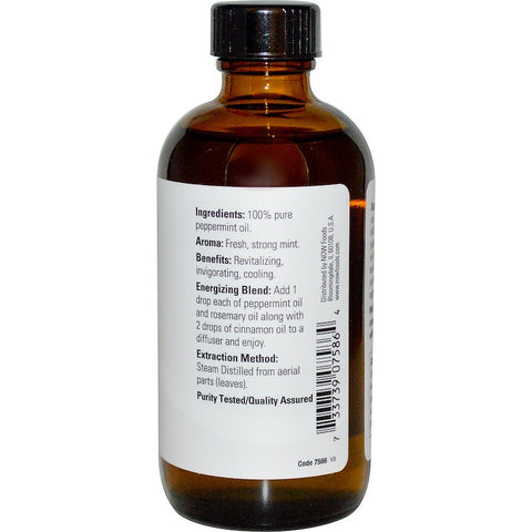 Now Foods - Essential Oils, Peppermint, 4 fl oz (118 ml)