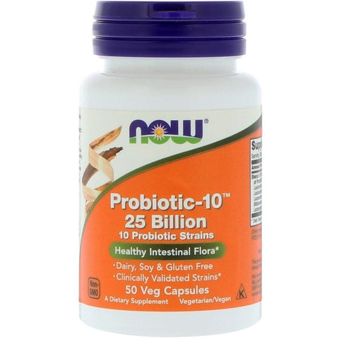 Now Foods - Probiotic-10, 25 Billion, 50 Veg Capsules