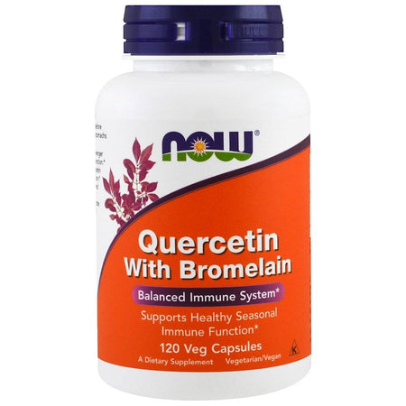 Now Foods - Quercetin with Bromelain, 120 Veg Capsules