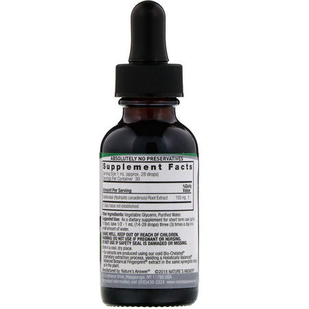 Nature's  Answers - Goldenseal Root - 1  Oz