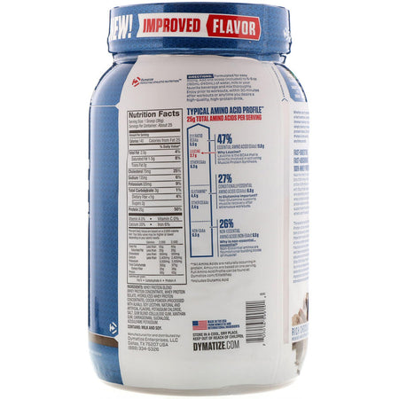 Dymatize - ELITE 100% WHEY, Rich Chocolate - 2 Lb (907 G)