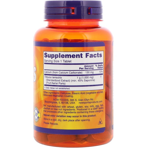Now Foods - Sports, Tribulus, 1,000 mg, 90 Tablets