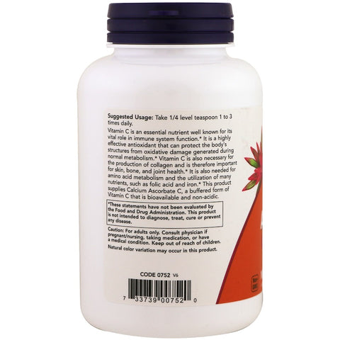 Now Foods - Pure, Buffered Calcium Ascorbate, Vitamin C Powder, 8 oz (227 g)