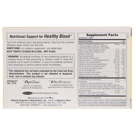 Natures Plus - HEMA-PLEX TAB 30 / BOX 6