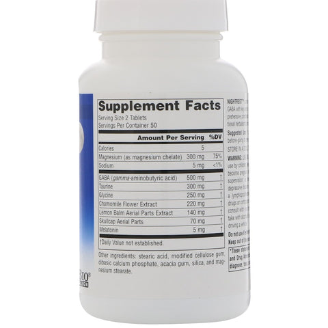 Source Naturals - Sleep Science® NightRest™ With Melatonin - 100 Tablet