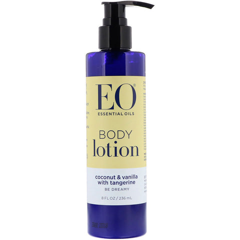 EO Products - Body Lotion, Coconut & Vanilla with Tangerine, 8 fl oz (236 ml)