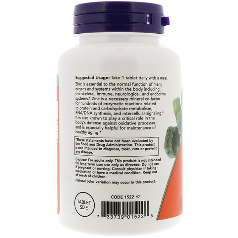 Now Foods - ZINC GLUCONATE 50 mg  250 TABS