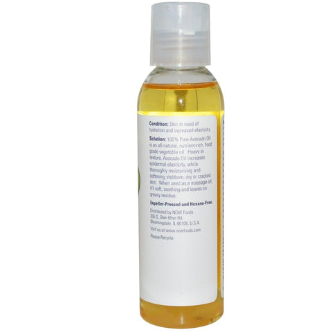 Now Foods -Solutions, Avocado Oil, 4 fl oz (118 ml)