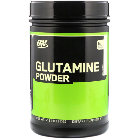 Optimum Nutrition - Glutamine Powder, Unflavored, 2.2 lbs (1 kg)