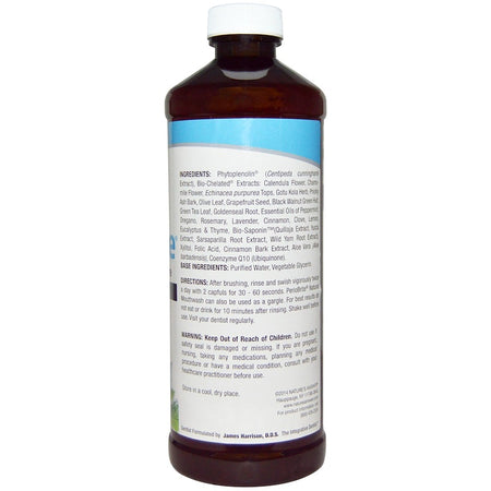 Nature's  Answers - PerioBrite, Natural Mouthwash, Winter Mint, 16 fl oz (480 ml)
