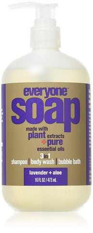 Everyone Liquid Body Wash Lavender + Aloe - 16 Ounce