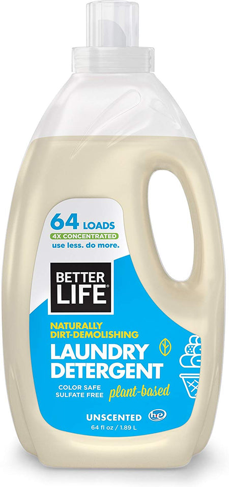 Better Life (Nicole) - Laundry Detergent Spin-Credible - Free And Clear - 4/64 Oz