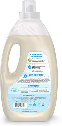 Better Life (Nicole) - Laundry Detergent Spin-Credible - Free And Clear - 4/64 Oz