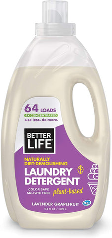 Better Life (Nicole) - Laundry Detergent Spin-Credible - Lavender Grapefruit - 4/64 Oz