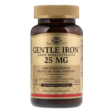 Solgar - Gentle Iron® Vegetable Capsules - 180 Capsules