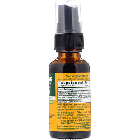 Herb Pharm - Smoothing Throat Spay