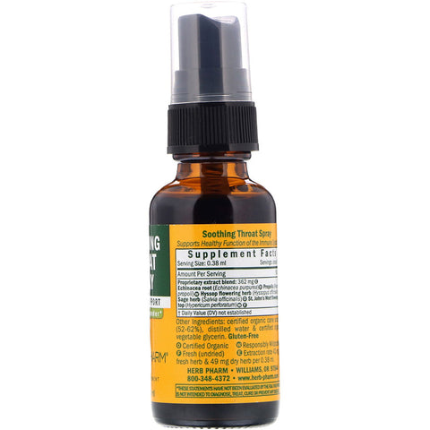 Herb Pharm - Smoothing Throat Spay