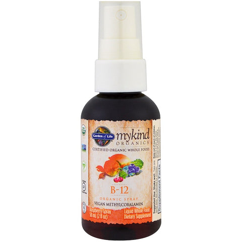 Garden Of Life - Mykind Organics B12 Raspberry 2oz LIQUID SPRAY