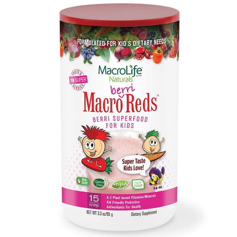 Macrolife Naturals - BERRI REDS - 7 Oz/202g - 12units/case