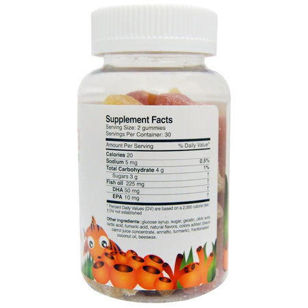 Coromega - Coromega, Omega-3, Gummy Fruits For Kids,  - 60 Gummy Fruits Unit(s)