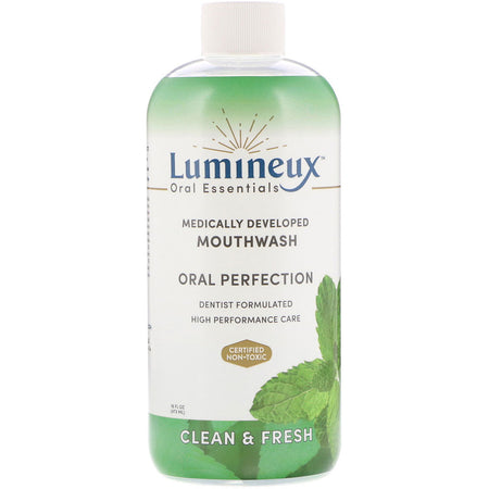 Lumineux Oral Essentials - Medically Developed Mouthwash, Oral Perfection, Clean & Fresh, 16 fl oz (473 ml)