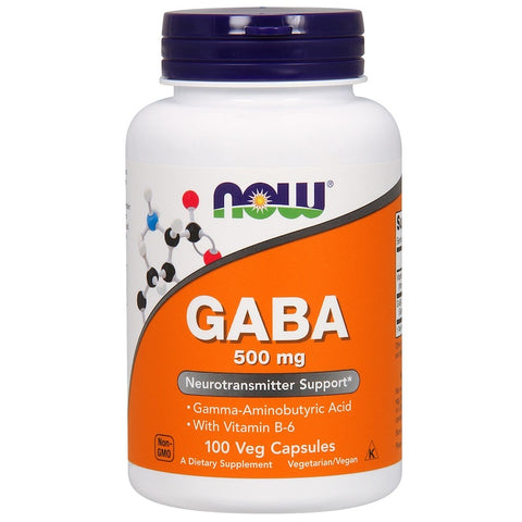 Now Foods - GABA 500 mg   100 Veg Capsules