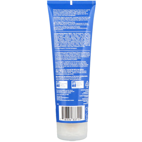 Dessert Essence - SHAMPOO FRAGRANCE FREE 8 Oz