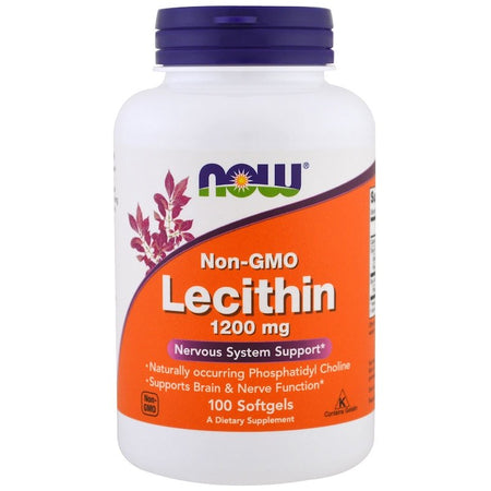 Now Foods - Lecithin, 1200 mg, 100 Softgels