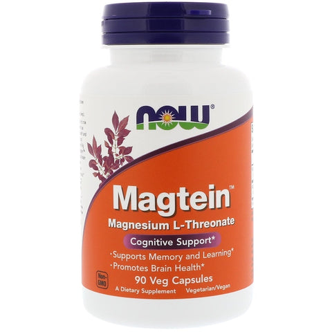 Now Foods - Magtein, Magnesium L-Threonate, 90 Veg Capsules