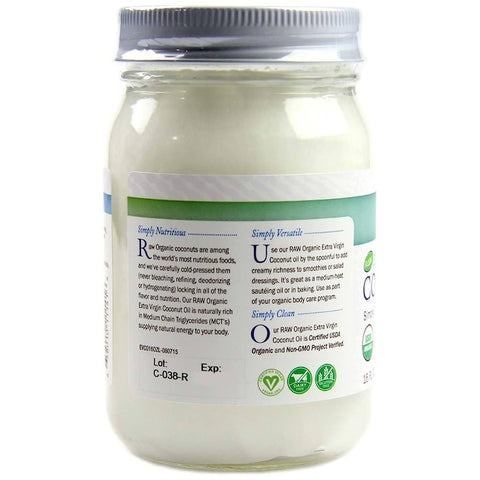 Garden Of Life - Organic Coconut Oil GLASS 16oz LIQUID