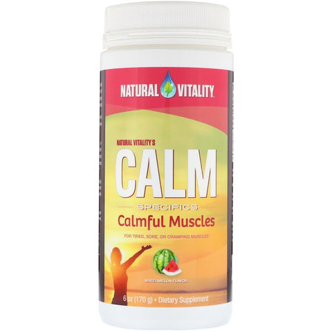 Natural Vitality - Calm Specifics, Calmful Muscles, Watermelon Flavor, 6 oz (170 g)