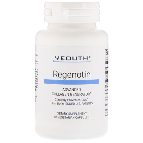 Yeouth - Regenotin Advanced Collagen Generator, 60 Vegetarian Capsules