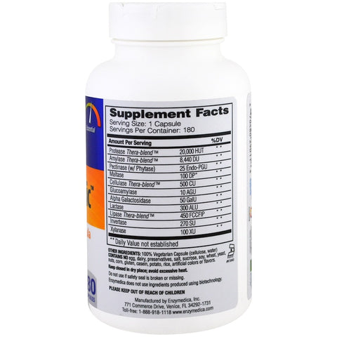 ENZYMEDICA - Digest Basic - 180 Capsules